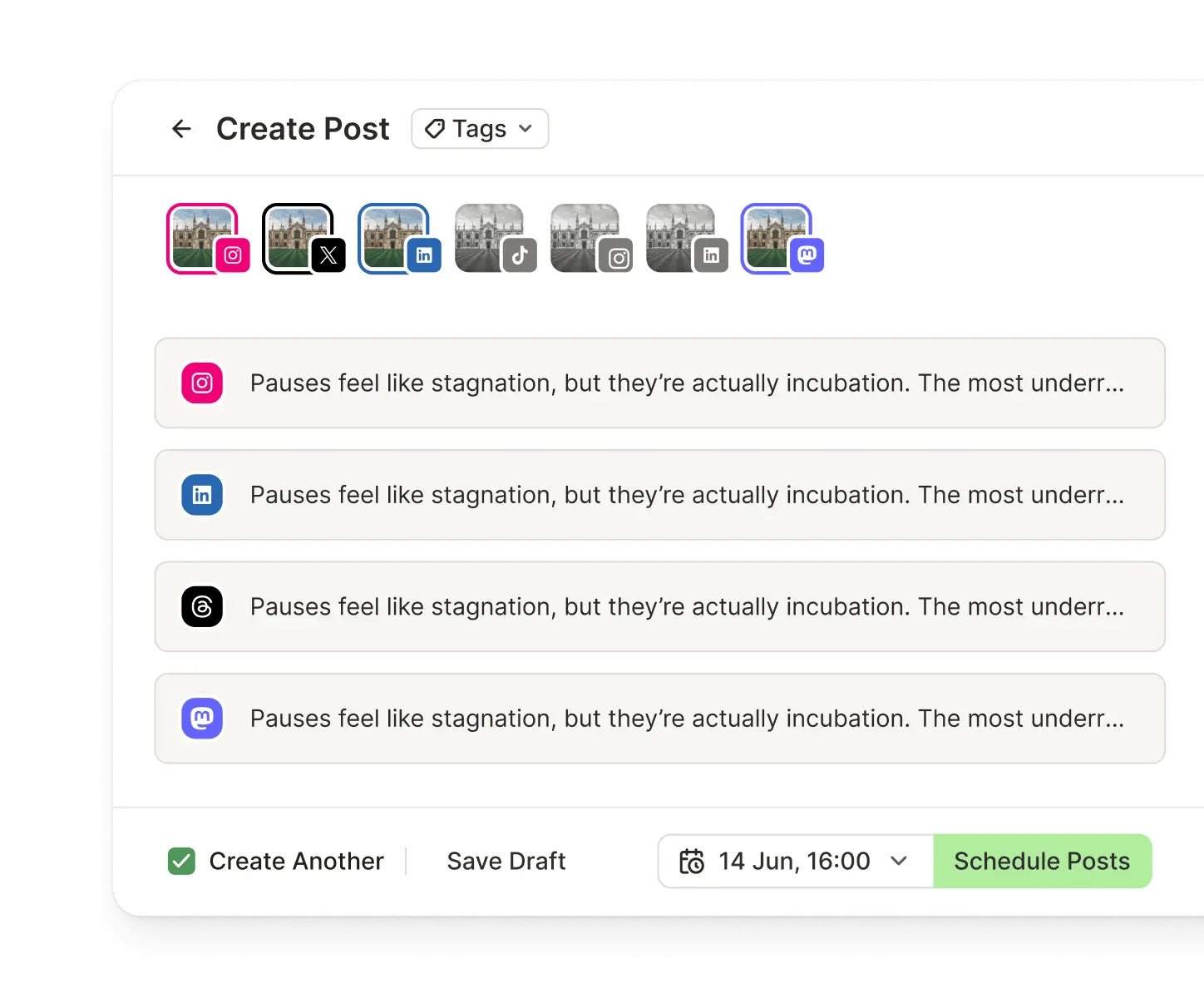 Editor de Toddy para crear y adaptar contenido a diferentes plataformas