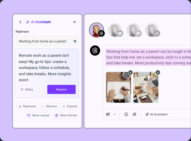 Generador de publicaciones de Toddy AI Assistant